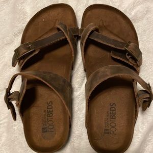 Brown sandals. Never worn.